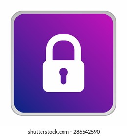 Lock icon. Button