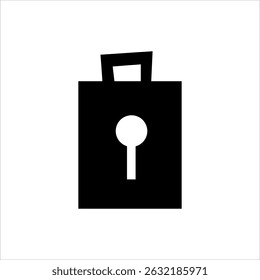 El icono de bloqueo es un símbolo limpio e instantáneamente reconocible que representa la seguridad, la protección y la privacidad. Con una forma clásica de candado, transmite un mensaje claro de acceso restringido, cifrado de datos