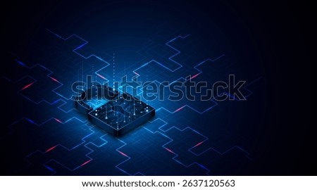 Lock icon. Cyber ​​security and data protection concepts and privacy. Innovative concept of advanced safety technology	