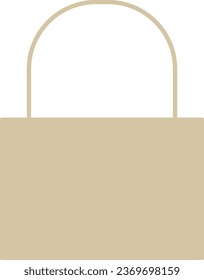 Lock icon for decoration and design.