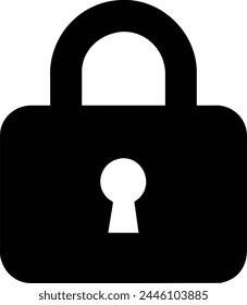 DISEÑO DE ICONO DE BLOQUEO, RECURSO GRÁFICO
