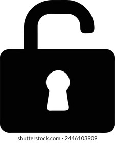 DISEÑO DE ICONO DE BLOQUEO, RECURSO GRÁFICO