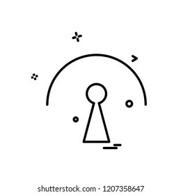 Lock icon design vector