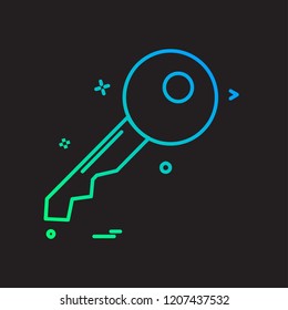 Lock icon design vector