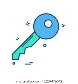 Lock icon design vector