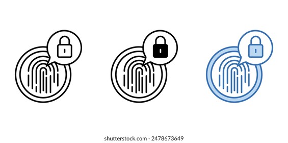 Lock icon design with white background stock illustration