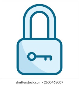 Lock Icon Element For Design