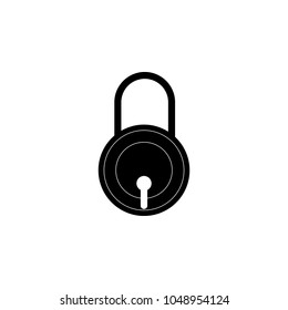 lock icon. Element of lock and key elements illustration. Premium quality graphic design icon. Signs and symbols collection icon for websites, web design, mobile app on white background