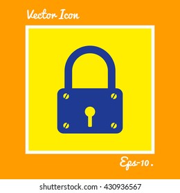 Lock Icon. Eps-10.