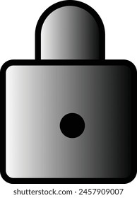 lock icon gradient color eps format