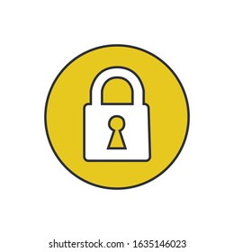 Lock Icon for Graphic Design Projects