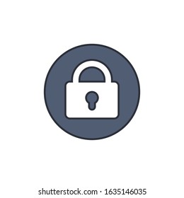 Lock Icon for Graphic Design Projects
