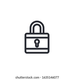 Lock Icon for Graphic Design Projects