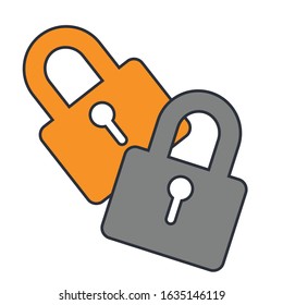 Lock Icon for Graphic Design Projects