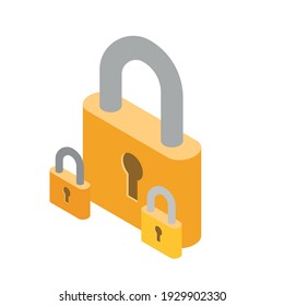 Lock Icon for Graphic Design Projects