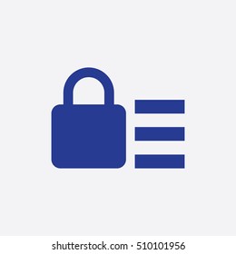 Lock icon illustration