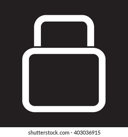 Lock Icon illustration design