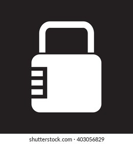 Lock Icon illustration design