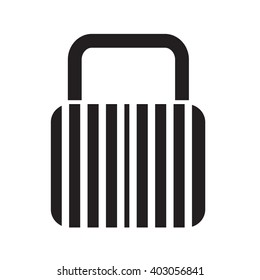 Lock Icon illustration design