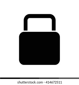 lock icon illustration design