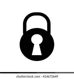 lock icon illustration design