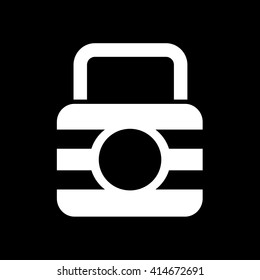 lock icon illustration design