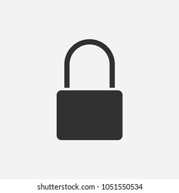 Lock icon illustration isolated vector sign symbol