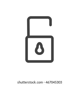Lock icon illustration isolated vector sign symbol sign
