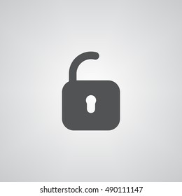 Lock icon illustration isolated vector sign symbol