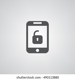 Lock icon illustration isolated vector sign symbol