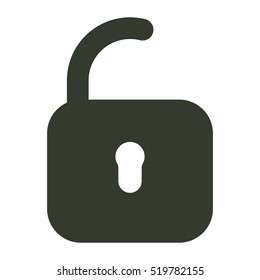 Lock icon illustration isolated vector sign symbol