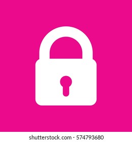 lock icon illustration isolated vector sign symbol