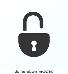Lock  icon illustration isolated vector sign symbol