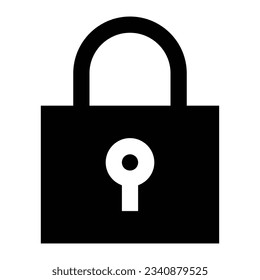 Lock icon. Internet technology concept. Icon in line style