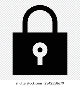 Lock icon. Internet technology concept. Icon in line style