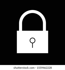 lock icon isolated on background
