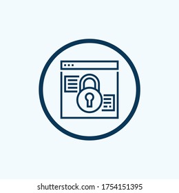 icono de bloqueo aislado en fondo blanco de la barra de pestañas y la colección de configuraciones. icono de bloqueo moda y símbolo de bloqueo moderno para logotipo, web, aplicación