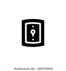 Lock Icon Isolated On White Background