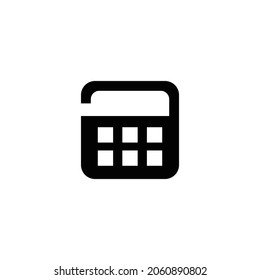 Lock Icon Isolated On White Background