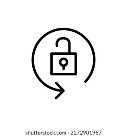 icono de bloqueo aislado en fondo blanco