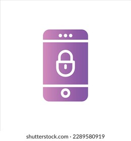 Sperrsymbol mit isolierter Vektorgrafik und transparentem Hintergrund