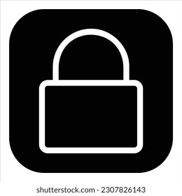 Sperrsymbol mit isolierter Vektorgrafik und transparentem Hintergrund