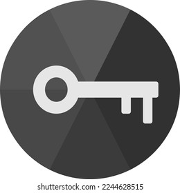 icono de bloqueo. imagen de la tecla. ilustración clave