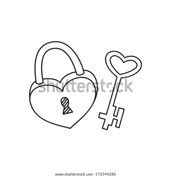 \
Lock icon with key on the white\
background for your design. Vector\
illustration.