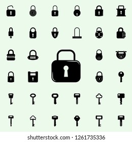 lock icon. lock and keys icons universal set for web and mobile