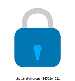 lock icon. Logo element illustration. lock design. colored collection. wifi concept. Can be used in web and mobile