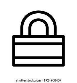 lock icon or logo isolated sign symbol vector illustration - high quality black style vector icons

