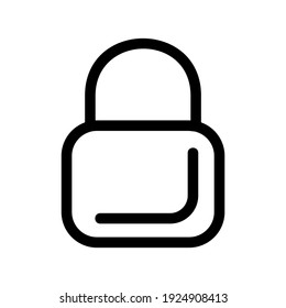 Schloss-Symbol oder Logo einzeln auf Zeichen, Vektorgrafik - hochwertige Vektorsymbole mit schwarzem Stil
