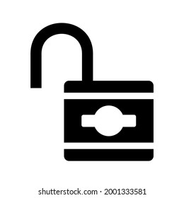 icono de bloqueo o logotipo símbolo de signo aislado ilustración vectorial - iconos vectoriales de estilo negro de alta calidad