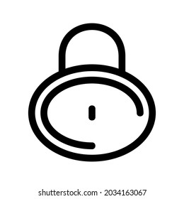lock icon or logo isolated sign symbol vector illustration - high quality black style vector icons
